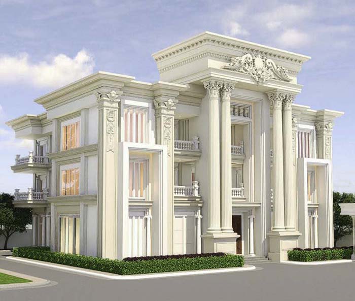 Phù điêu nhà tân cổ điển